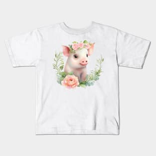 Baby pig Kids T-Shirt